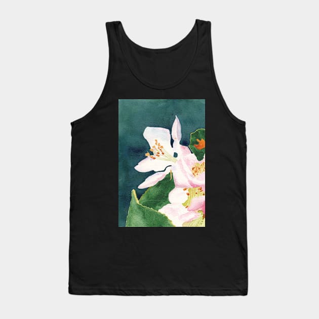 Apple Blossom Macro Study 2 Tank Top by ConniSchaf